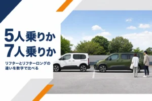 横に並んだリフターとリフター ロング
